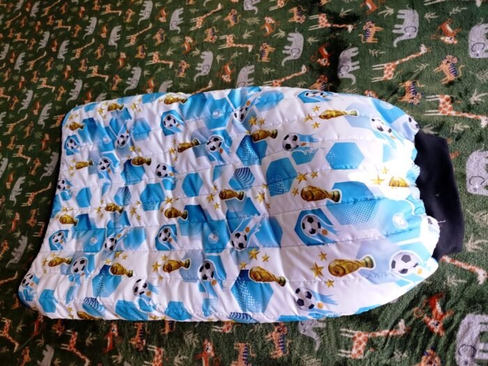 Chaleco para perros selección argentina mundial matelasse con corderito atras